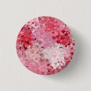 Badge Rond 2,50 Cm Abstrait rouge violet blanc rouge pourpre couleur 