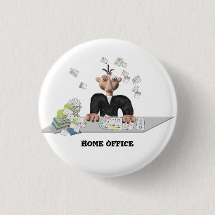Badge Rond 2,50 Cm Accueil, Personnalisé