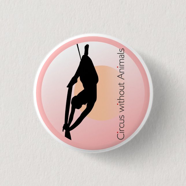 Badge Rond 2,50 Cm Acrobat de cirque moderne (Devant)