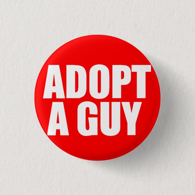 Badge Rond 2,50 Cm Adopter un type (Devant)