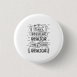 Badge Rond 2,50 Cm Agent immobilier