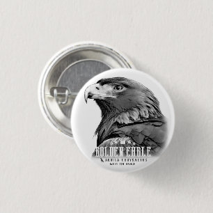 Badge Rond 2,50 Cm Aigle royal