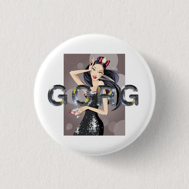 Badge Rond 2,50 Cm Aimant Gorg TEE (Devant)