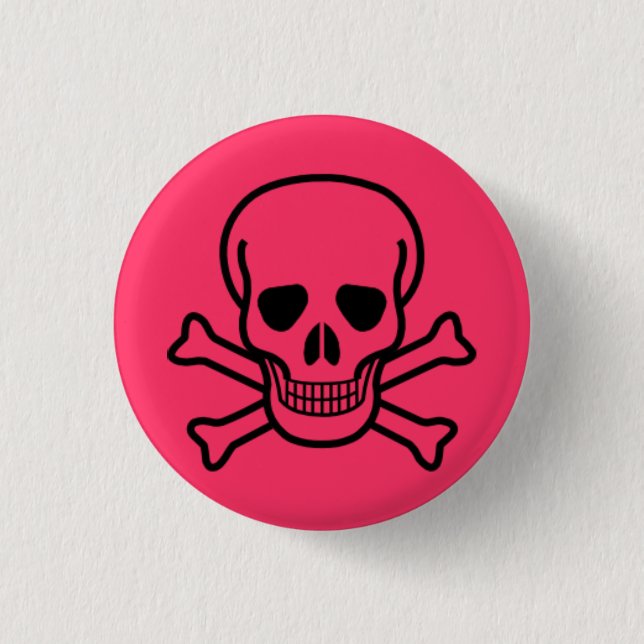 Badge Rond 2,50 Cm Aimer punk toxique (Devant)