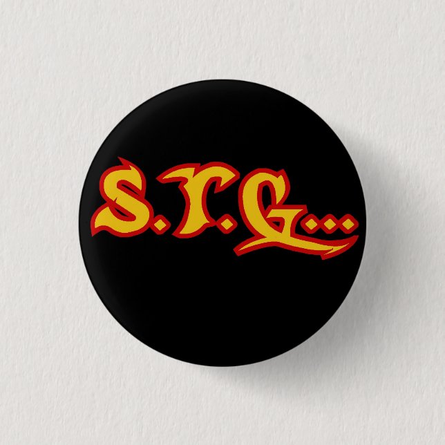 Badge Rond 2,50 Cm Ainsi ils vont…. Bouton Intls de roche (Devant)