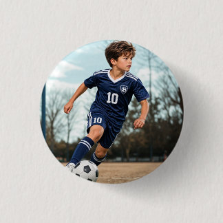 Badge Rond 2,50 Cm Ajoutez votre propre photo de sport