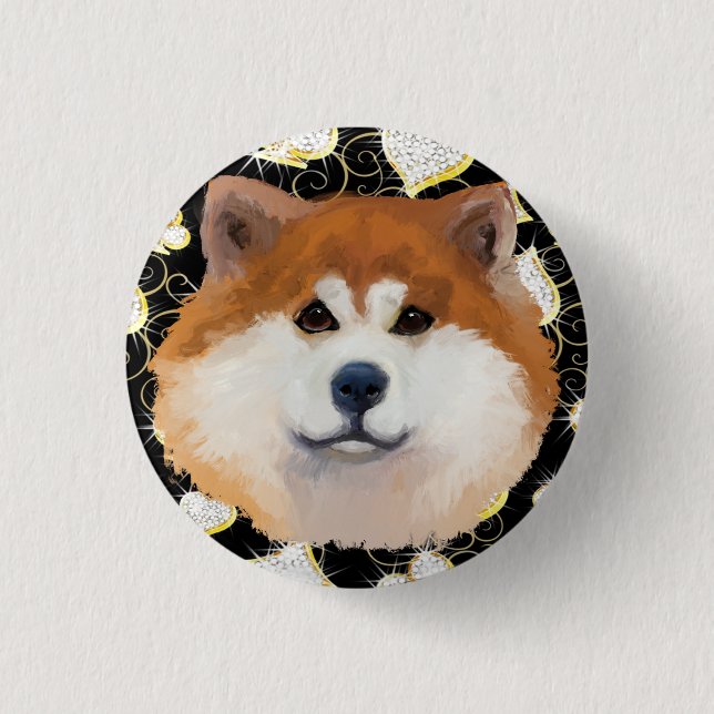 BADGE ROND 2,50 CM AKITA        (Devant)