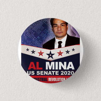 Badge Rond 2,50 Cm Al Mina US Senate Merchandises