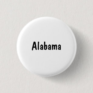 Badge Rond 2,50 Cm Alabama