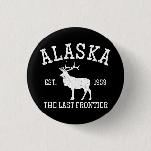 Badge Rond 2,50 Cm Alaska, la dernière frontière