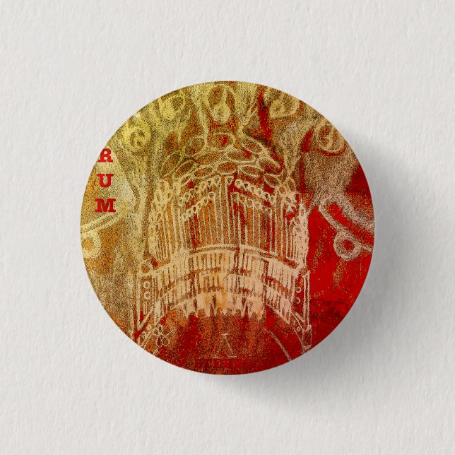 Badge Rond 2,50 Cm album redrum (Devant)