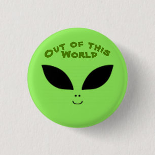 Badge Rond 2,50 Cm Alien