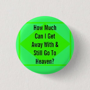 Badge Rond 2,50 Cm Aller au ciel
