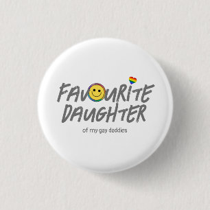 Badge Rond 2,50 Cm Allié favori LGBTQ personnalisé