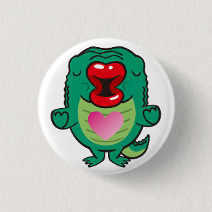 Badge Rond 2,50 Cm alligator embrassant