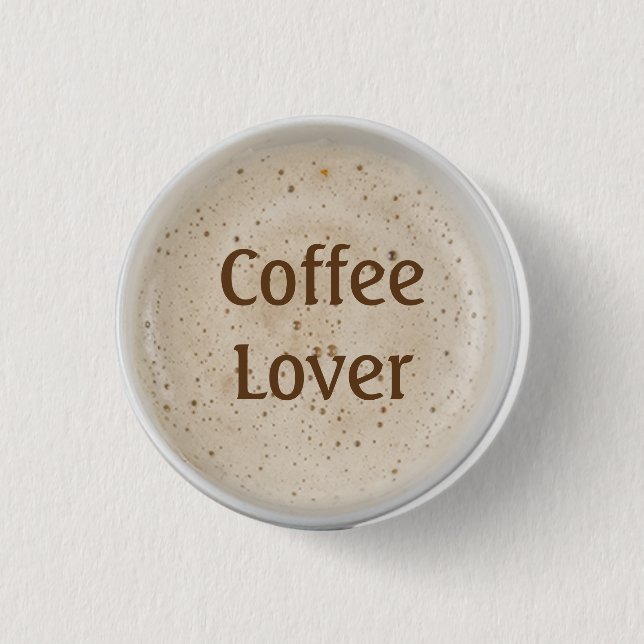 Badge Rond 2,50 Cm Amant de café (Devant)
