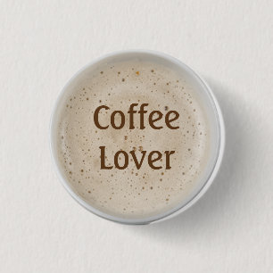 Badge Rond 2,50 Cm Amant de café