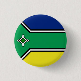 Badge Rond 2,50 Cm Amapá, bouton brésilien de drapeau d'état