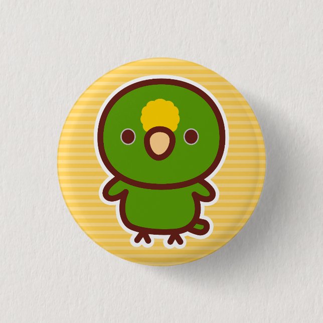 Badge Rond 2,50 Cm Amazone à couronne jaune (Devant)