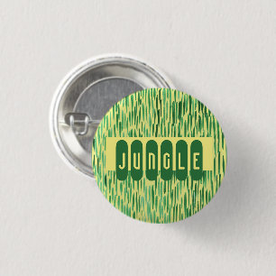 Badge Rond 2,50 Cm Ambiance Jungle Tiki Personnalisé