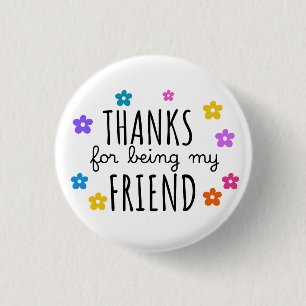 Badge Rond 2,50 Cm amis