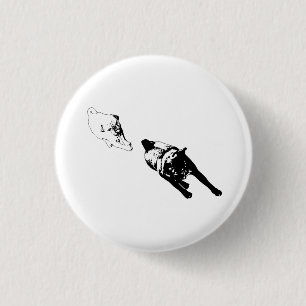 Badge Rond 2,50 Cm Amis graphiques, épingle festive