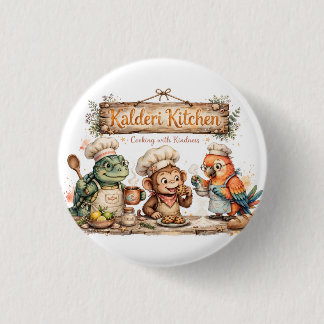 Badge Rond 2,50 Cm Amis qui font de la pâtisserie pour bébé