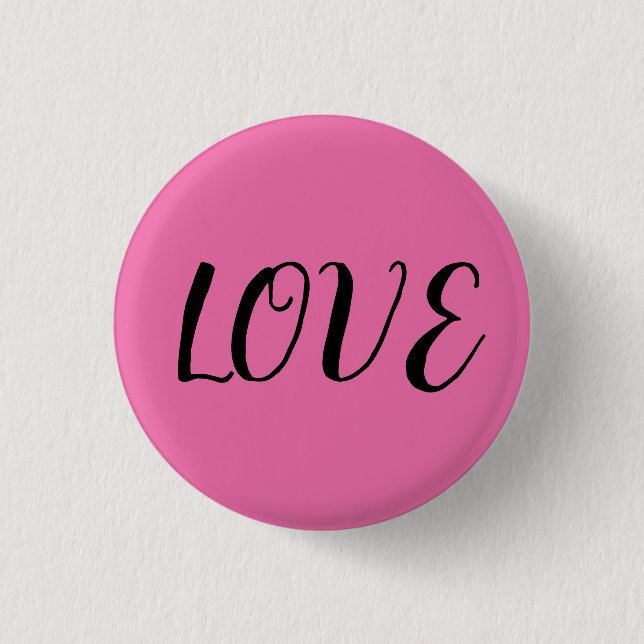 BADGE ROND 2,50 CM AMOUR (Devant)