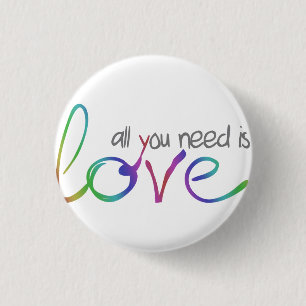 Badge Rond 2,50 Cm Amour