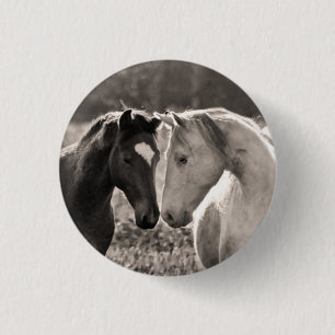 Badge Rond 2,50 Cm Amour de cheval