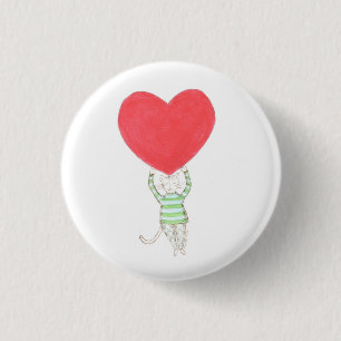 Badge Rond 2,50 Cm amour, l'amour, amore