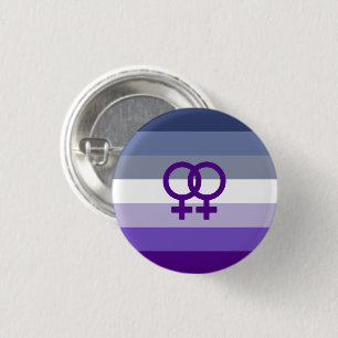 Badge Rond 2,50 Cm Amour Lesbien Butch Fierté WLW