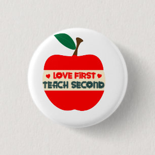 Badge Rond 2,50 Cm AMOUR PREMIER ENSEIGNEMENT SECOND T-shirt Sac four