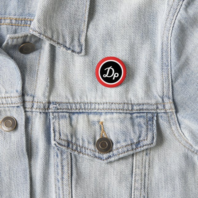 Badge Rond 2,50 Cm Amoureux de la drachme (En situation)