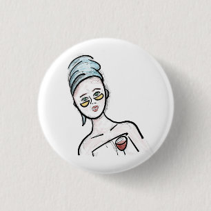 Badge Rond 2,50 Cm Amusant, badge, épingle, bouton, vendredi soir sur