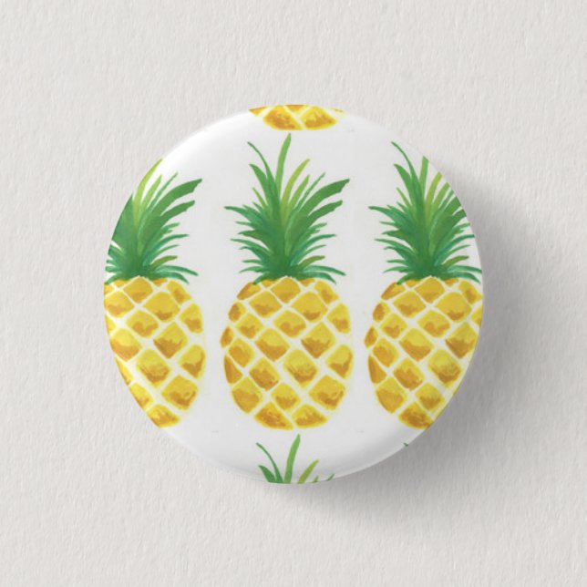 Badge Rond 2,50 Cm Ananas (Devant)