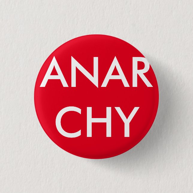 Badge Rond 2,50 Cm Anarchie (Devant)