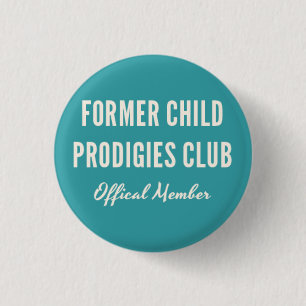 Badge Rond 2,50 Cm Ancien Pin de club de prodiges d'enfant