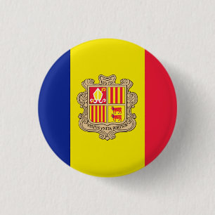 Badge Rond 2,50 Cm Andorre