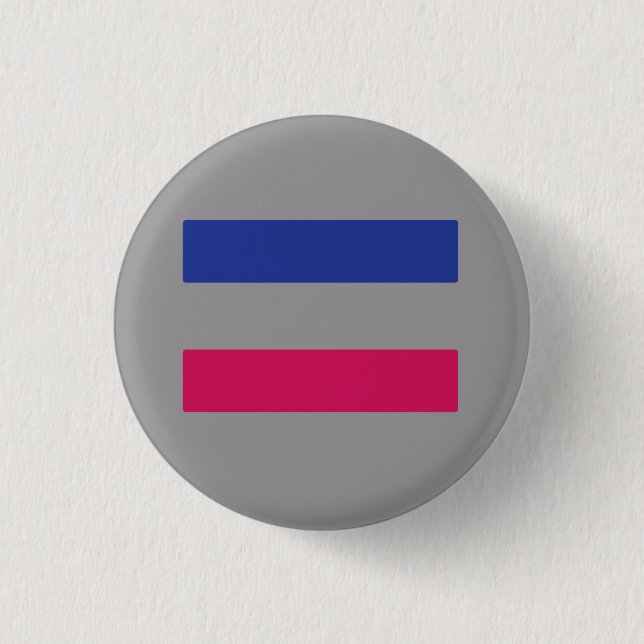 Badge Rond 2,50 Cm Androgyne (Devant)