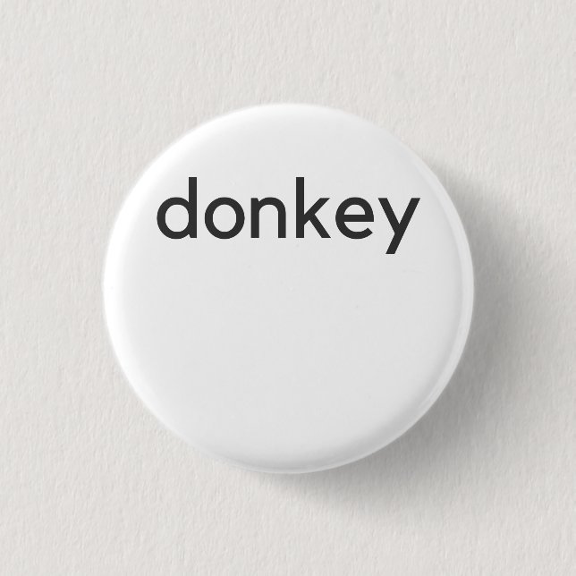 Badge Rond 2,50 Cm âne foncé (Devant)