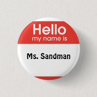 Badge Rond 2,50 Cm anesthésie femelle