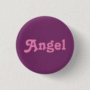 Badge Rond 2,50 Cm Ange bouton