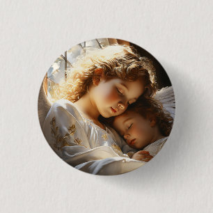 Badge Rond 2,50 Cm Ange gardien