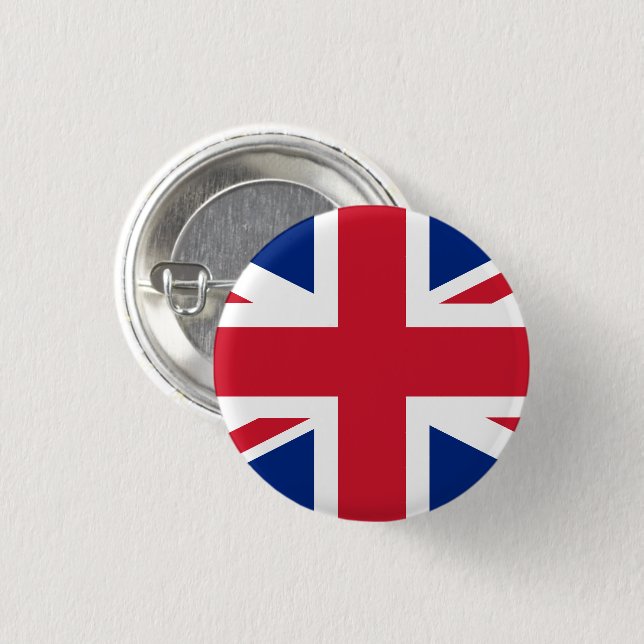 Badge Rond 2,50 Cm Angleterre (Devant & derrière)