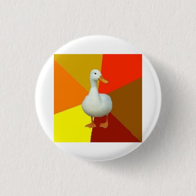Badge Rond 2,50 Cm Animal technologiquement altéré Meme de conseil de (Devant)