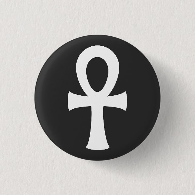 Badge Rond 2,50 Cm Ankh (Devant)