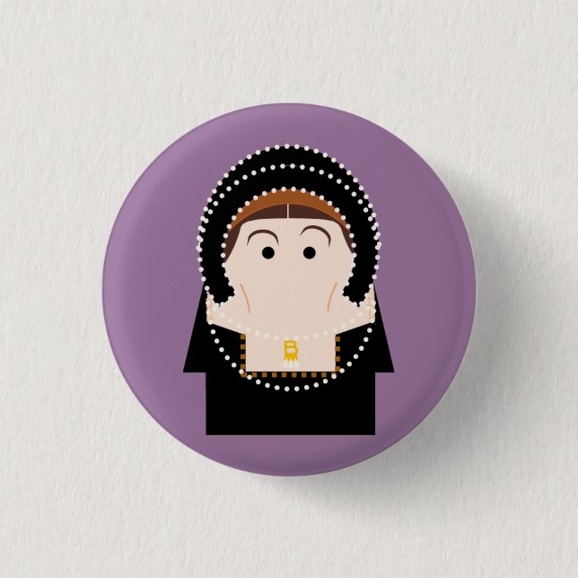 Badge Rond 2,50 Cm Anne Boleyn (Devant)