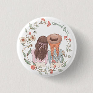 Badge Rond 2,50 Cm Anne de Green Gables Kindred Spirit Pin