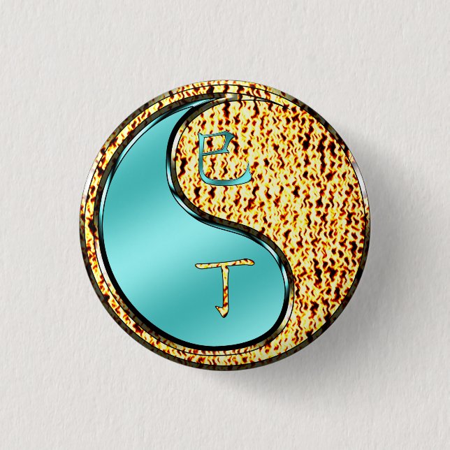 Badge Rond 2,50 Cm Année du serpent à feu (Devant)